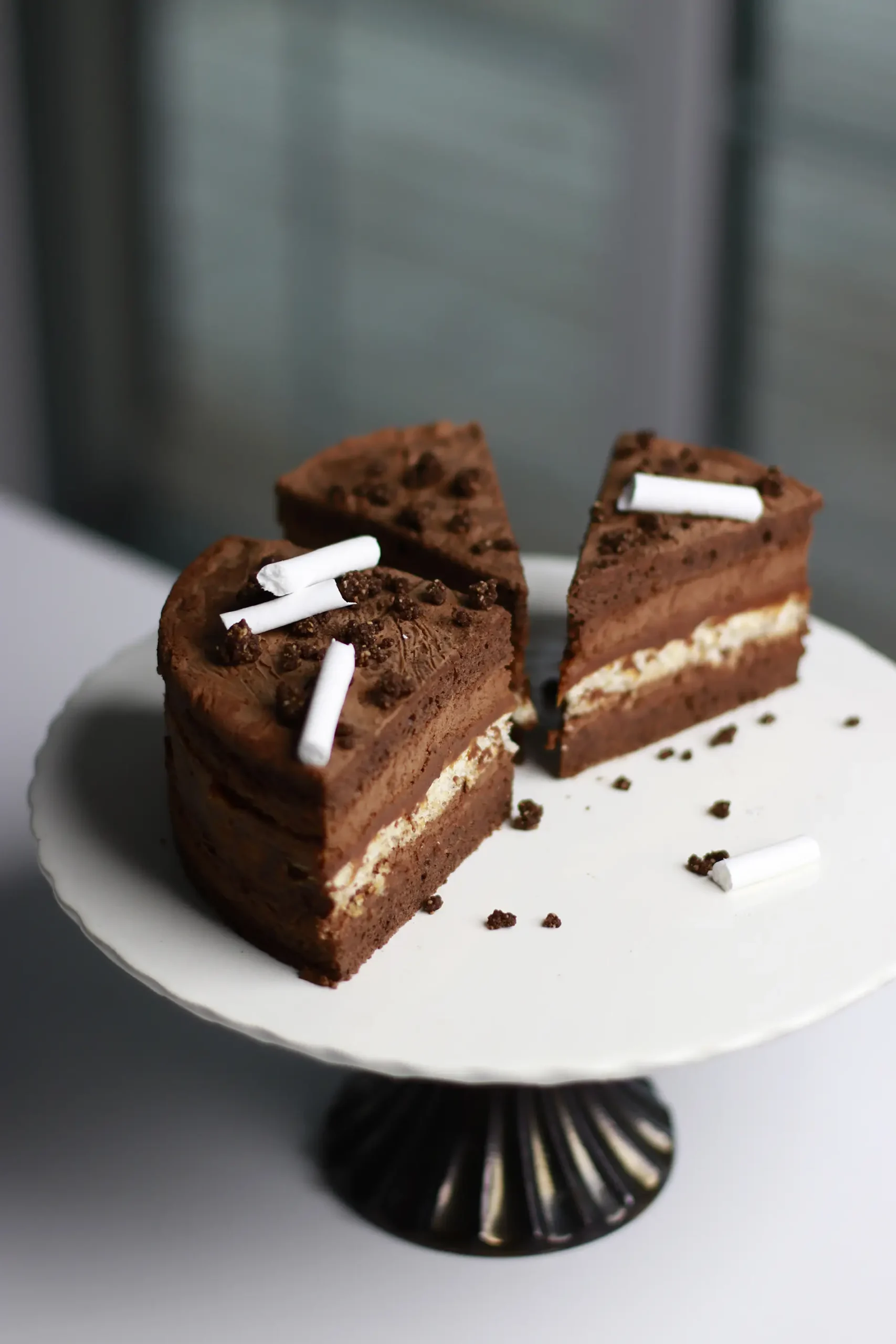 Šokoladinio torto su riešutiniu morengu receptas