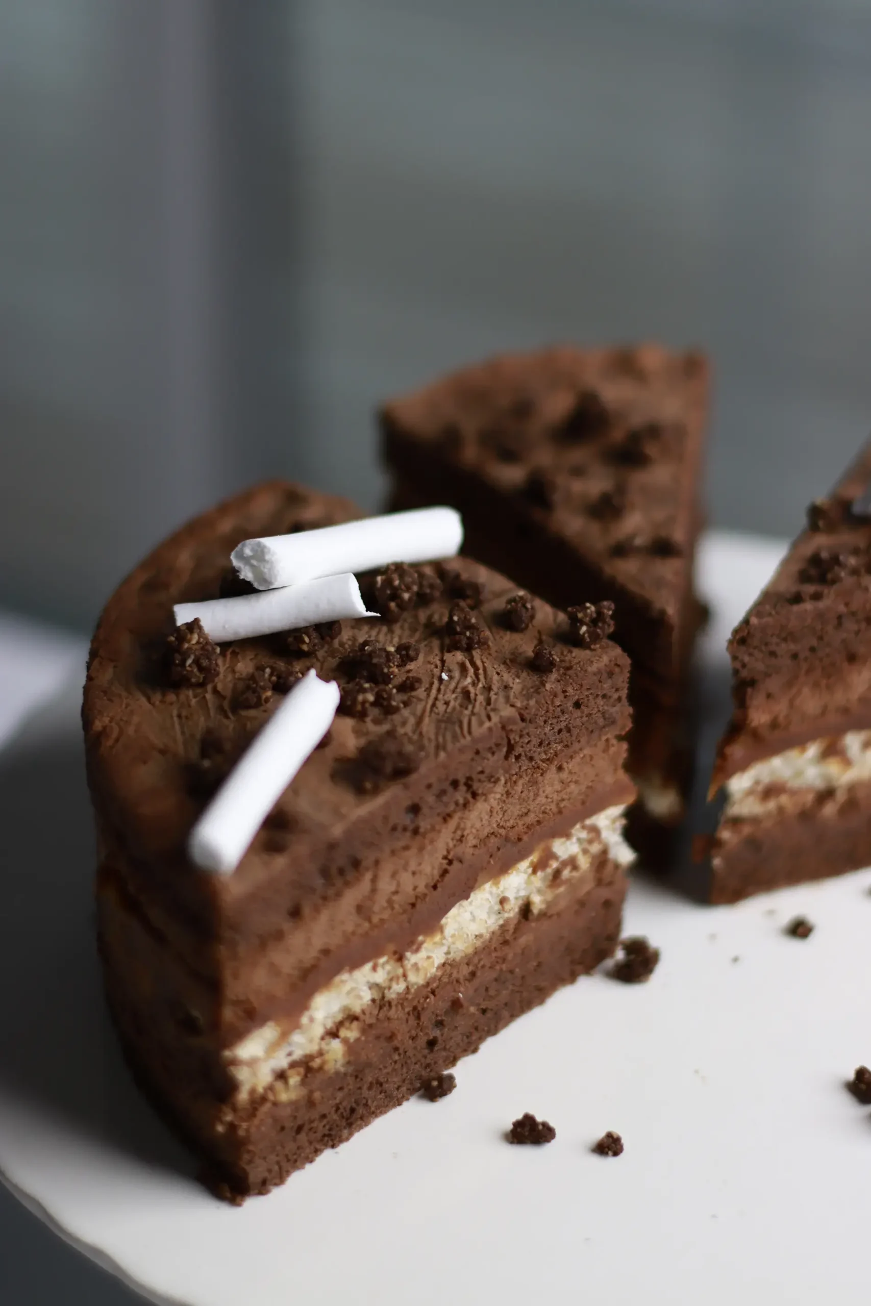 Šokoladinio torto su riešutiniu morengu receptas